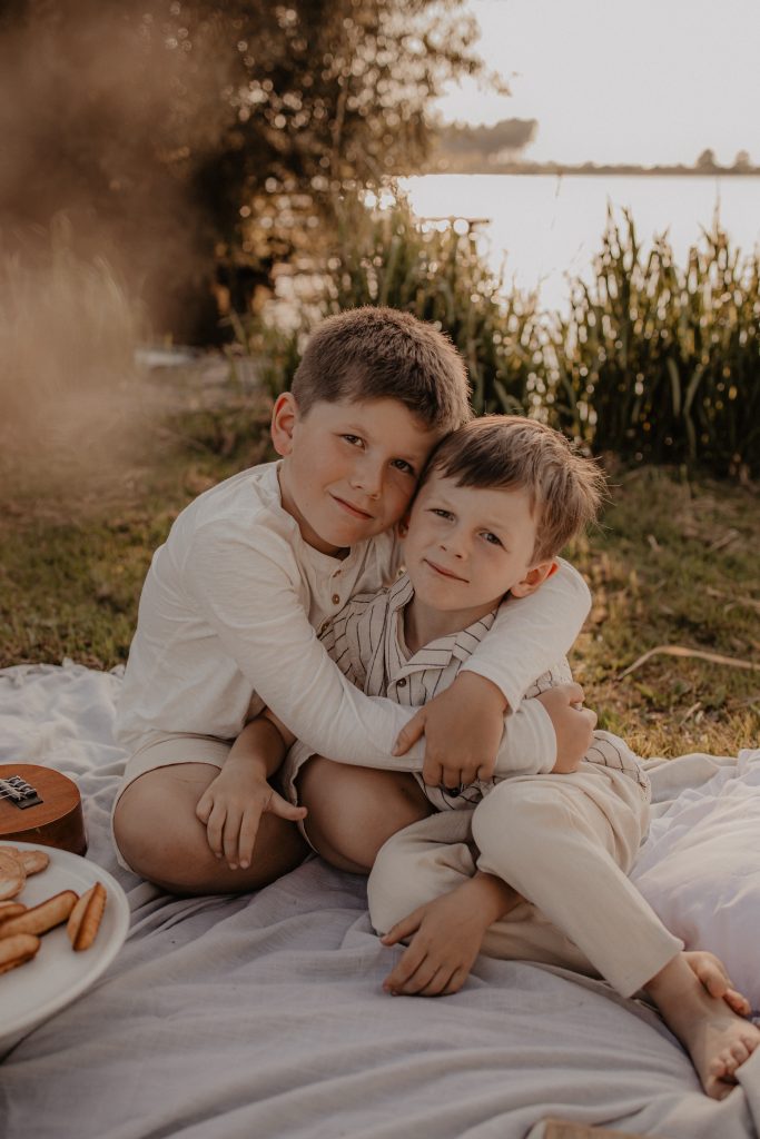 Portrait photo deux frères