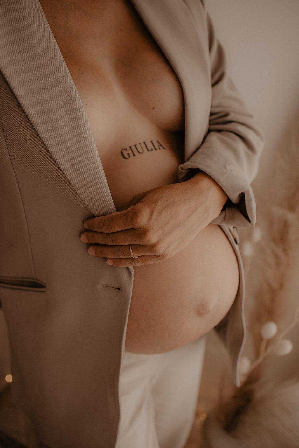 Séance photo grossesse en studio à Douai