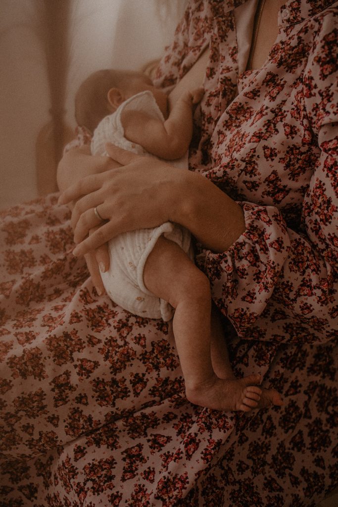 Moment tendresse avec maman
