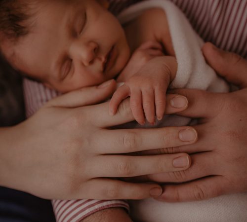 Séance naissance en studio à Arleux près de Douai