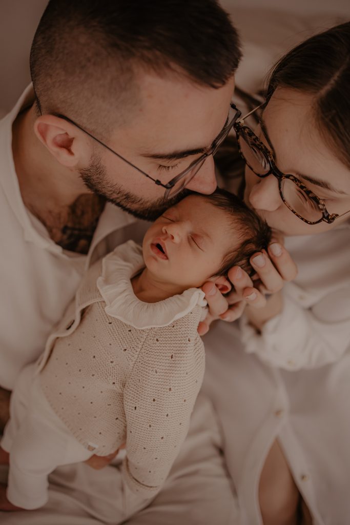 Papa et maman avec bébé