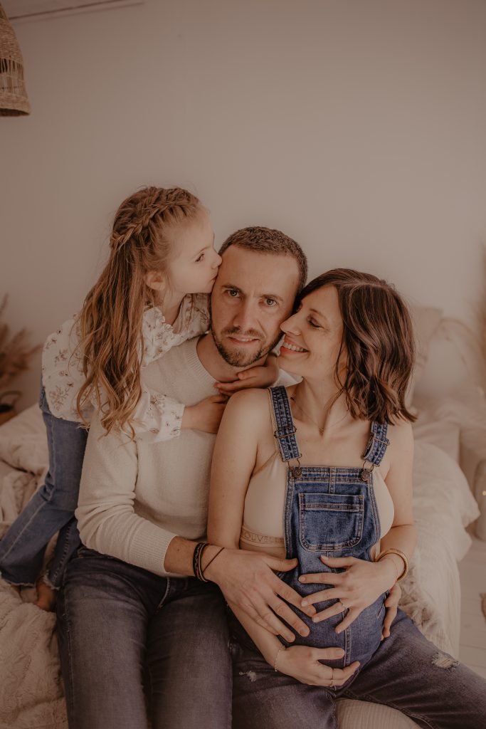 Portrait famille en studio à Douai